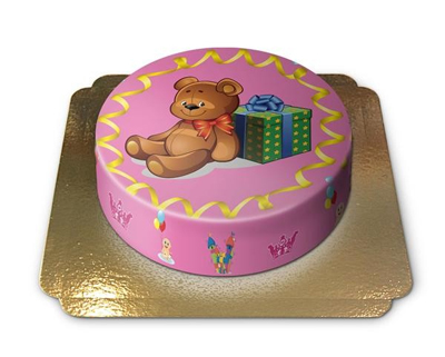 Teddybärin Torte zur Taufe verschicken
